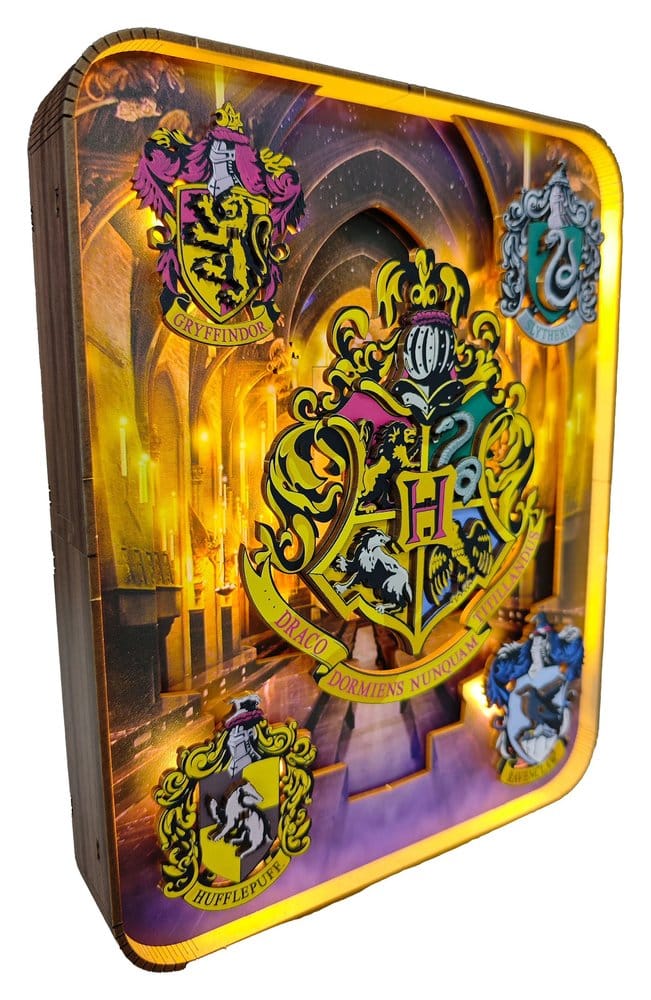 HARRY POTTER - Wall Frame - Coat of ams - xxpc + LED Light