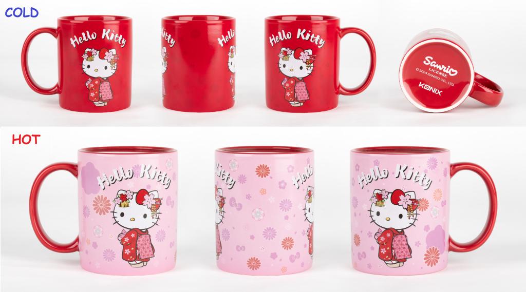 HELLO KITTY - Rouge Kimono - Heat Change Mug 320ml