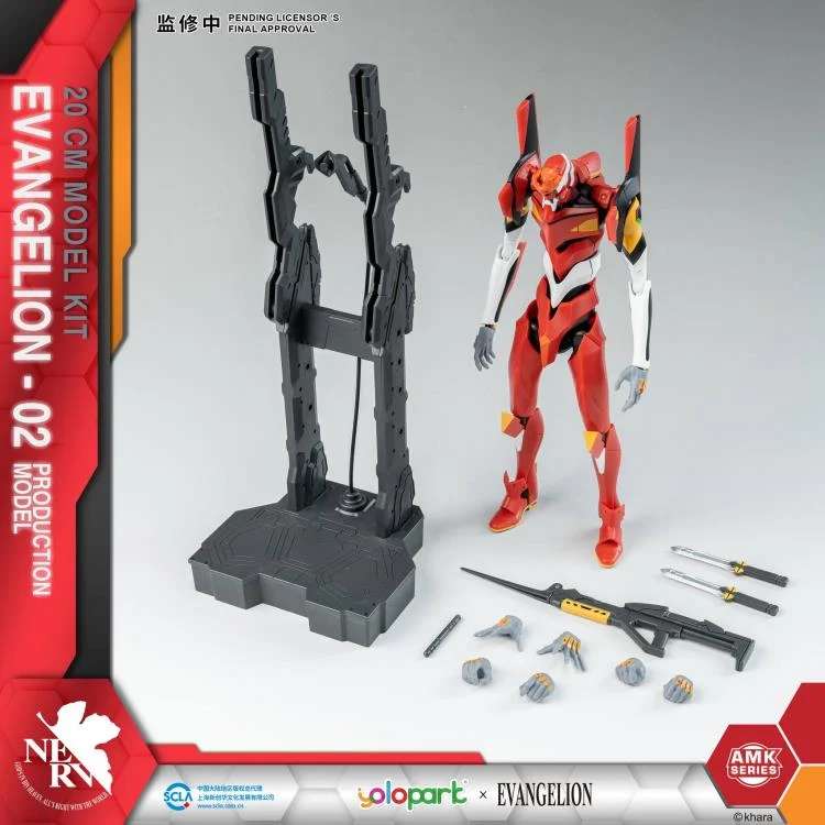 EVANGELION - Eva-02 Amk - Model Kit 20cm