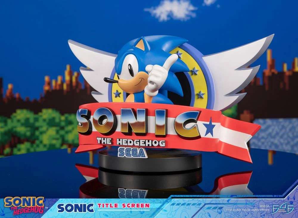 SONIC - Title Screen - Statue 21cm