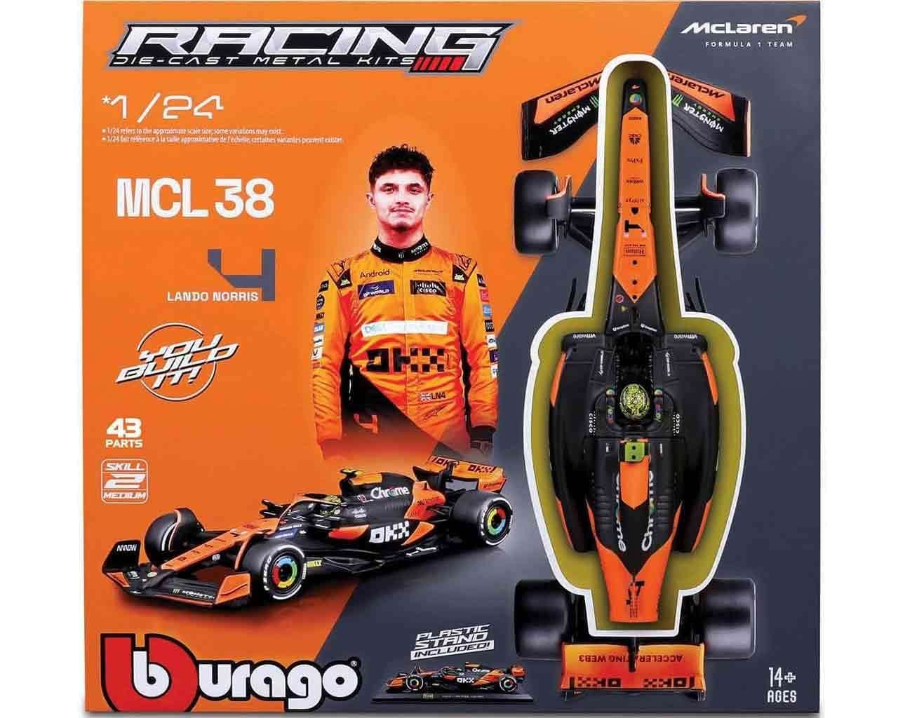 FORMULA 1 - F1 Mclaren Mcl38 Lando Norris - Model Kit 1/24