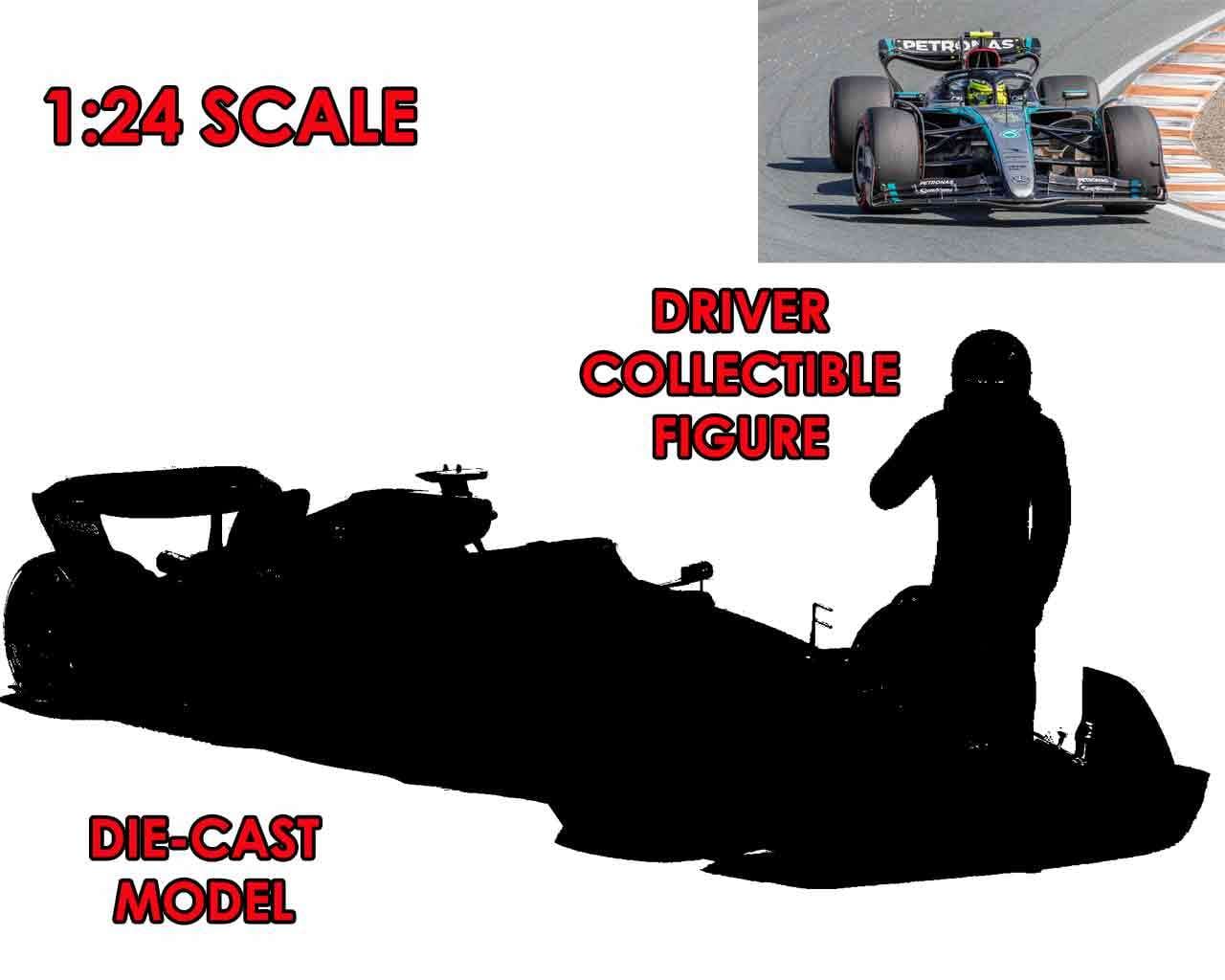 FORMULA 1 - F1 Mercedes W15 E Perf. 2023 with Russel - Model Kit 1/24