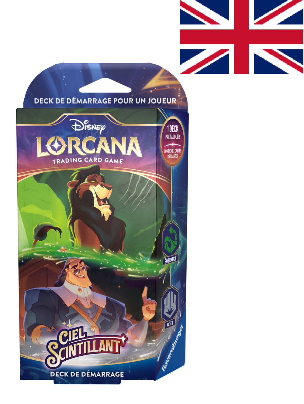 DISNEY - Lorcana - Trading Cards Starters Scar & Kronk Chapter 5 - UK