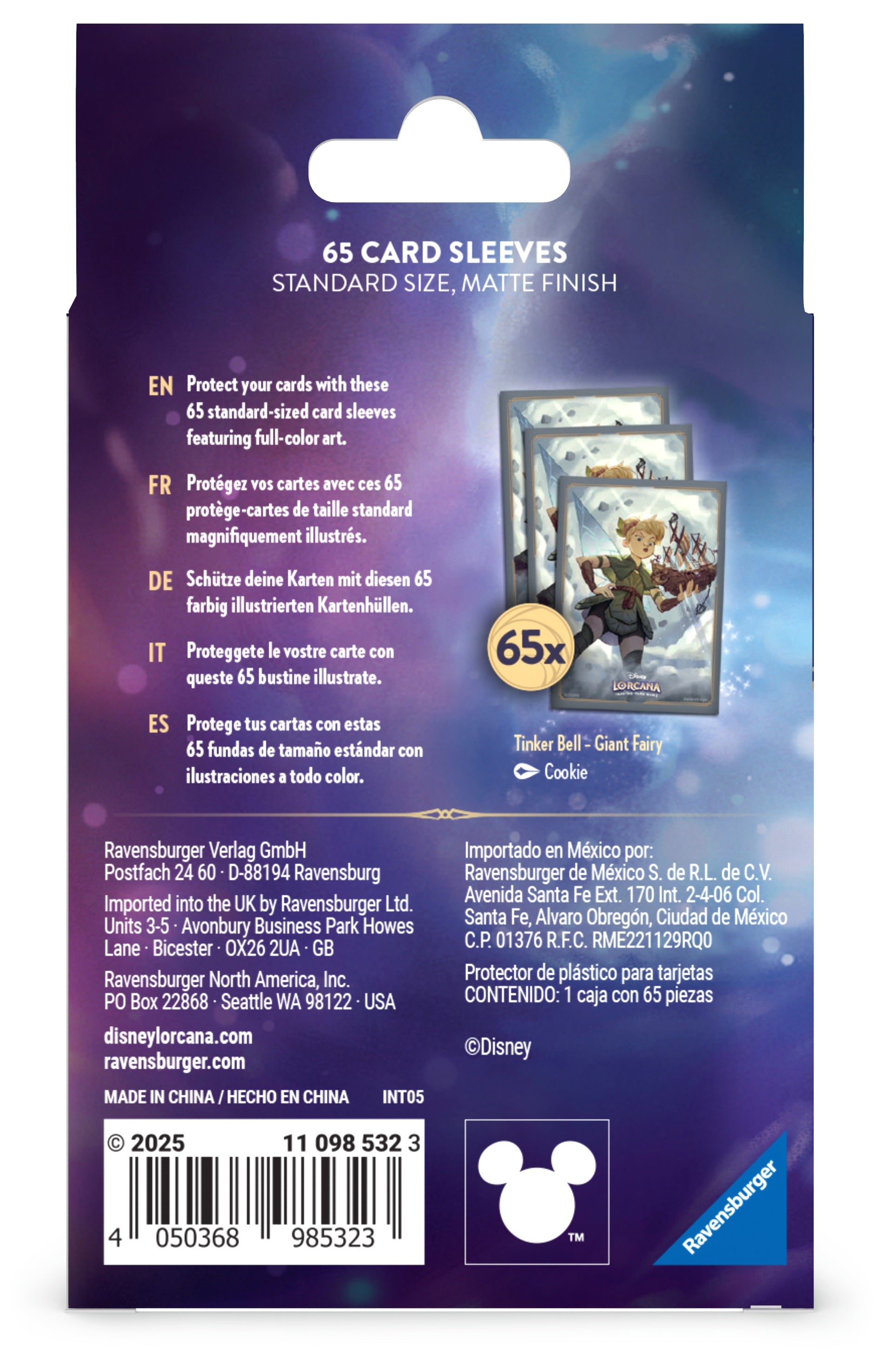 DISNEY - Lorcana - Card Sleeve - Tinker Bell - Chapter 8