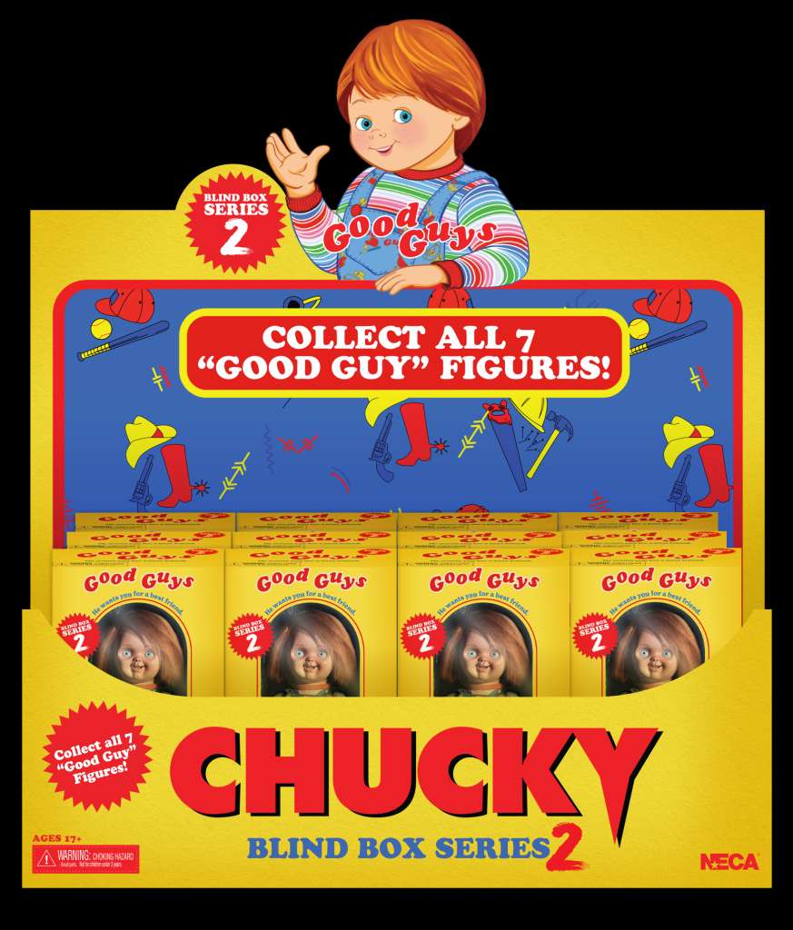 CHUCKY - Chucky TV Good Guy S2 - DISPLAY 12 Blind Box Figure -17cm