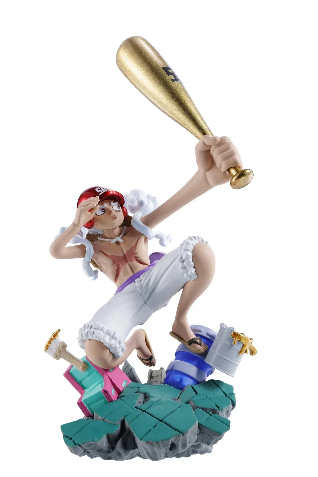 ONE PIECE - Logbox Re Birth Egghead - 4 Statue Set Petitrama 9cm