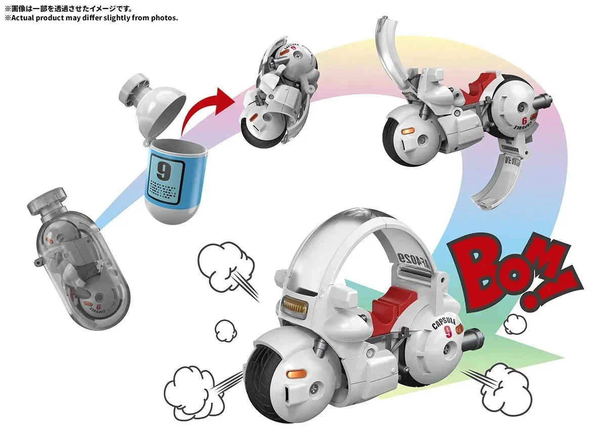 DRAGON BALL - Capsule 9 "Bulma's Motorcycle" - Figure Change Arts 9cm