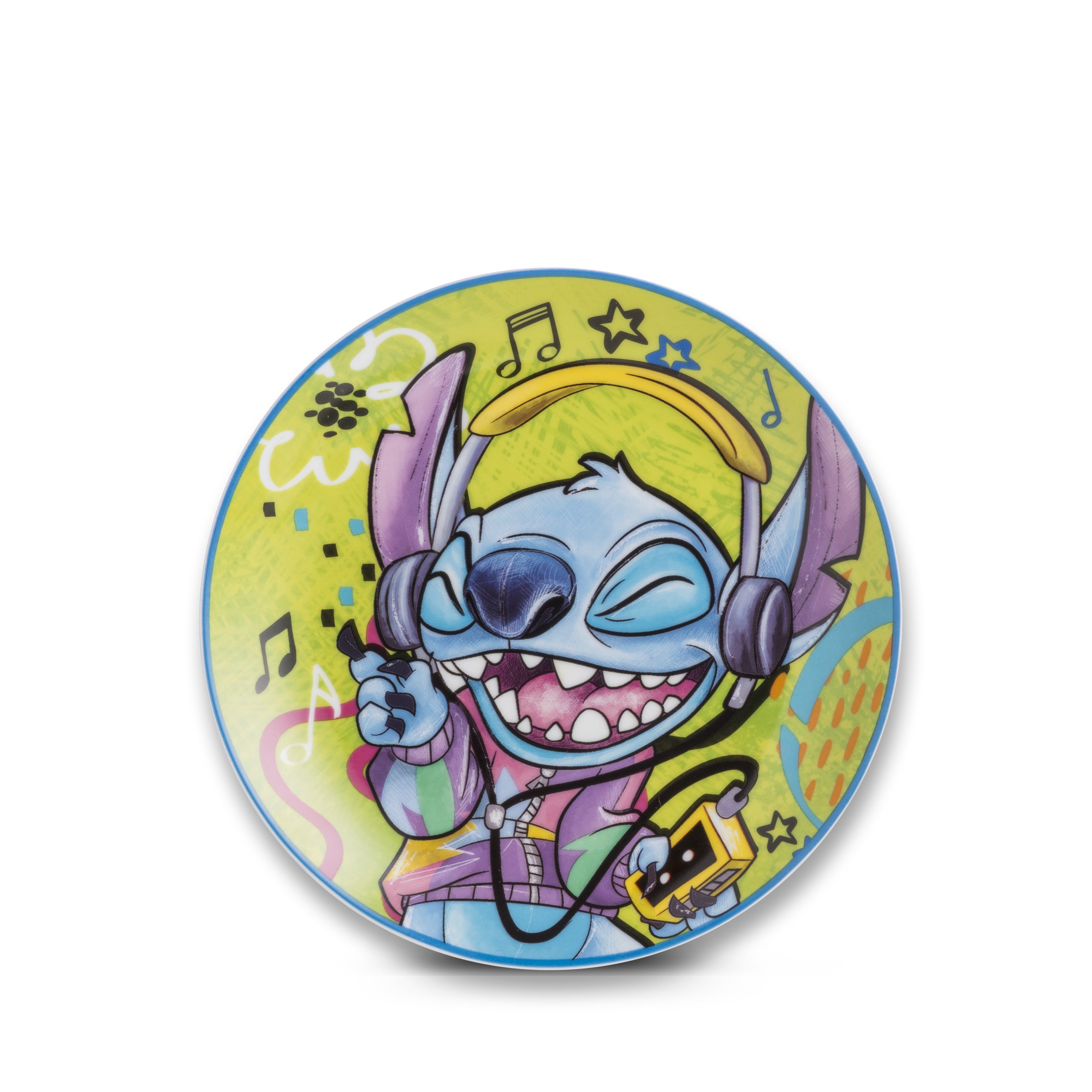 STITCH - Set of 2 D19cm Plate - Green