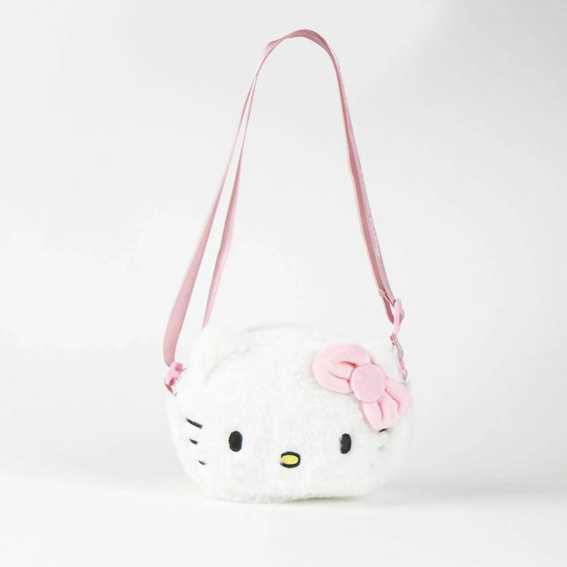 HELLO KITTY - Head -  Plush Shoulderbag - 17x14x4cm