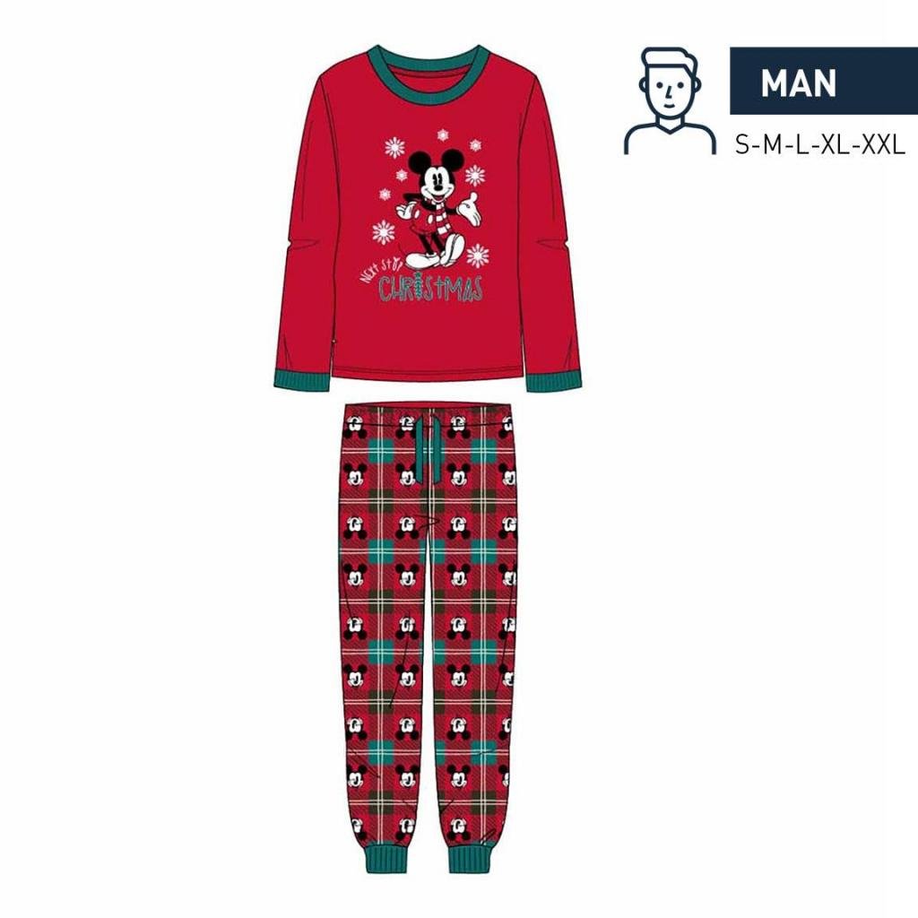 DISNEY - Mickey - Men Jersey Long Pyjama - (XL)