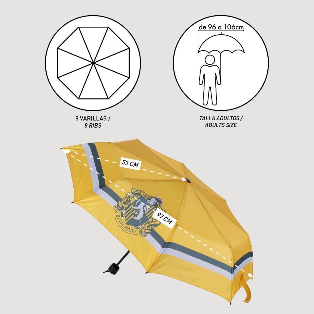 HARRY POTTER - Hufflepuff - Foldable Umbrella 53 cm