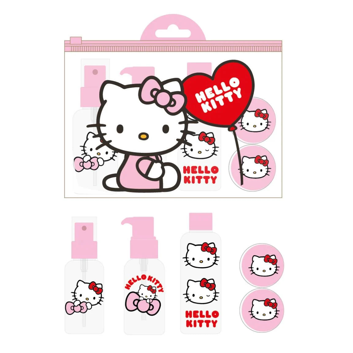 HELLO KITTY - Travel Set 5pc