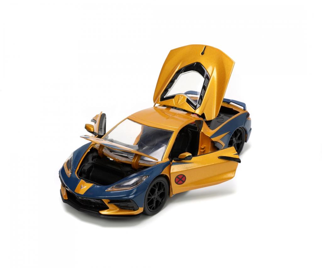 X-MEN - Wolverine & 2020 Chevrolet Corvette Stingray - 1:24