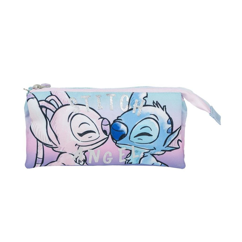 STITCH & ANGEL - Triple Pencil Case
