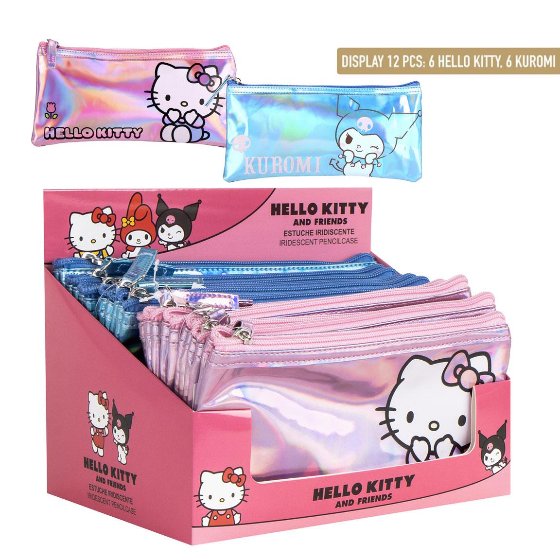 HELLO KITTY & KUROMI - Display of 12 Iridiscent Cases
