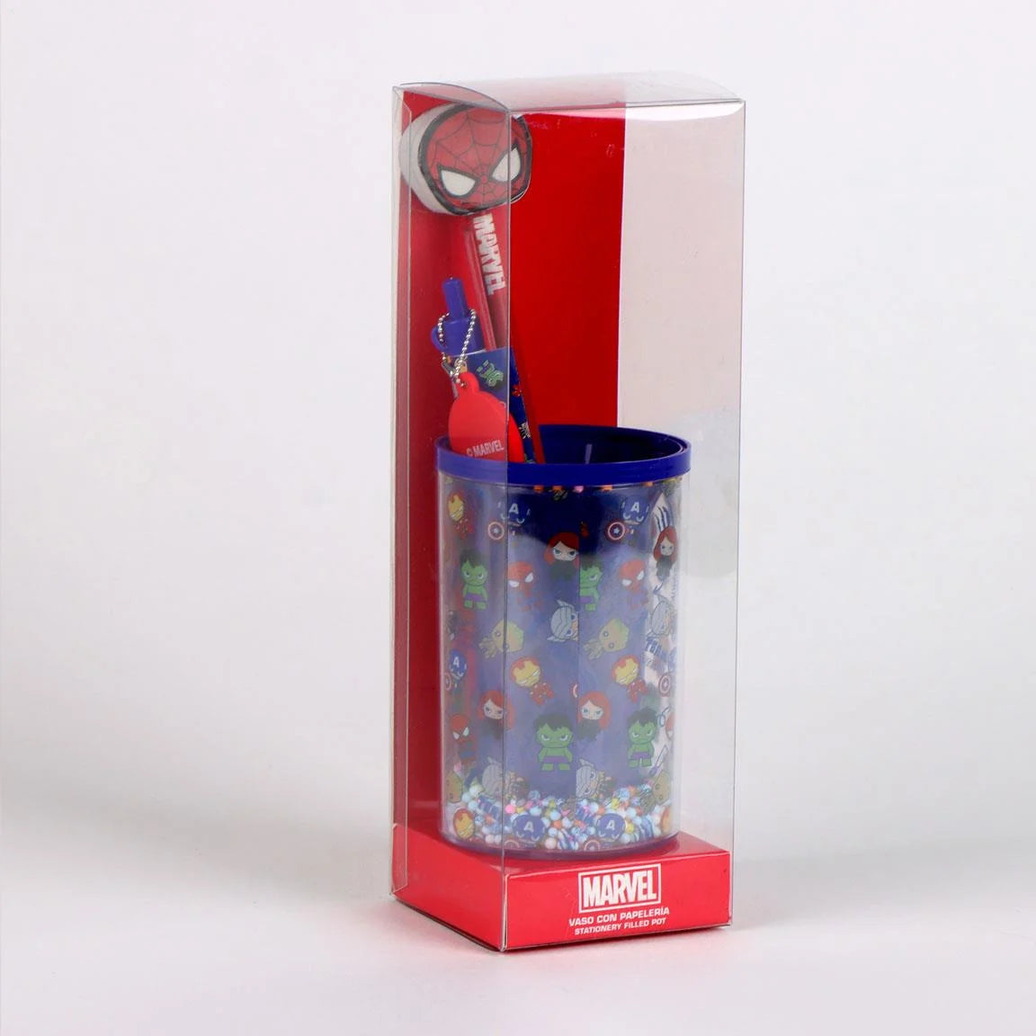 AVENGERS - Stationery Set - Pencil Pot + 3pc.