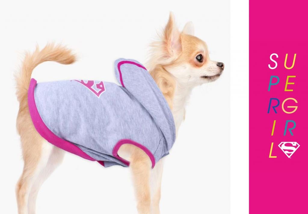 SUPERGIRL - Dog Hoodie - XXS