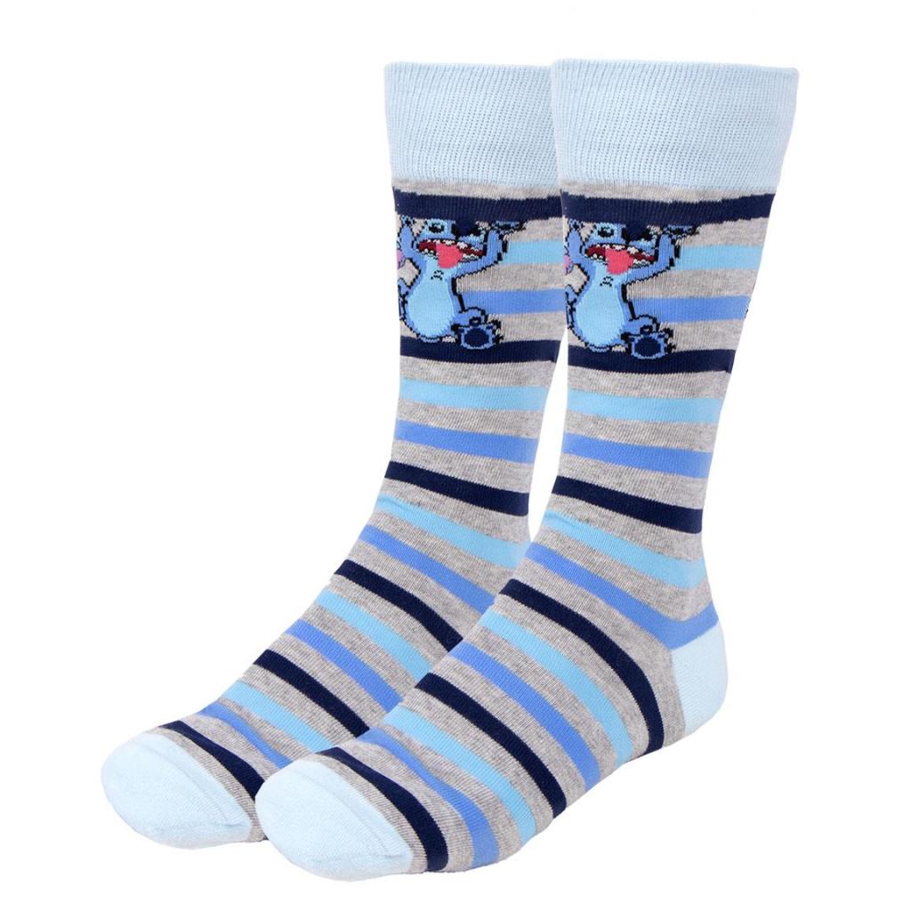 STITCH - Happy - 3 Pairs socks Pack (UK Size 6,5-11)