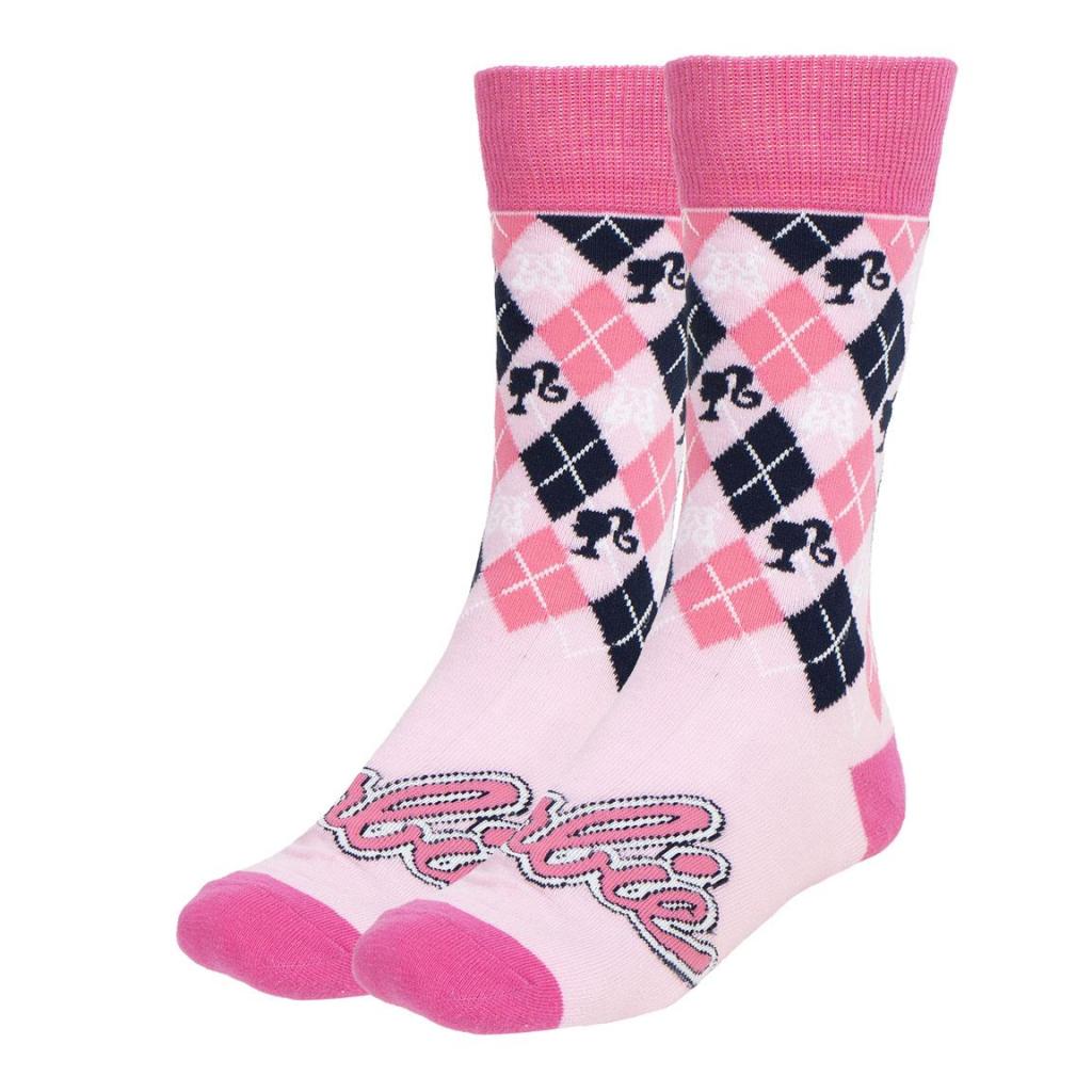 BARBIE - 3 Pairs socks Pack (UK Size 3,5-9)