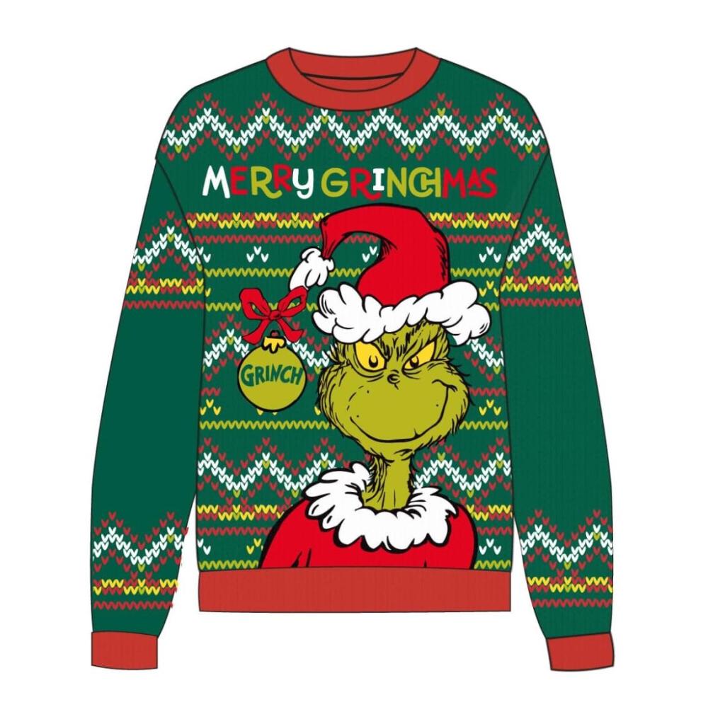 GRINCH-MAS - Merry - Christmas Jumper (S)