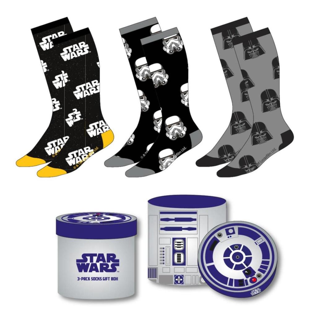 STAR WARS - 3 Pairs socks Pack (UK Size 3,5-9)