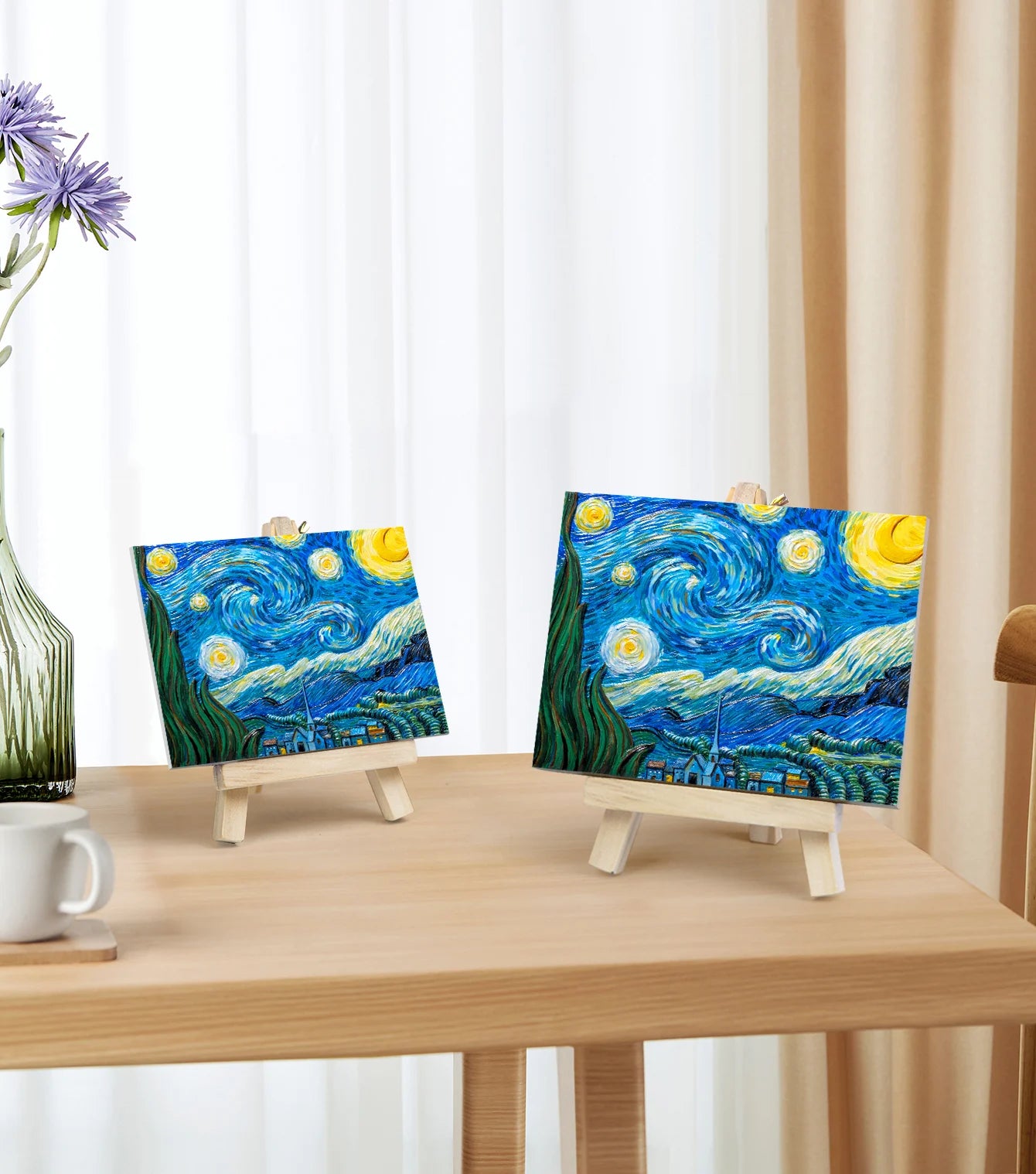 Resin DIY 3D Painting -The starry night - 13.5x10cm