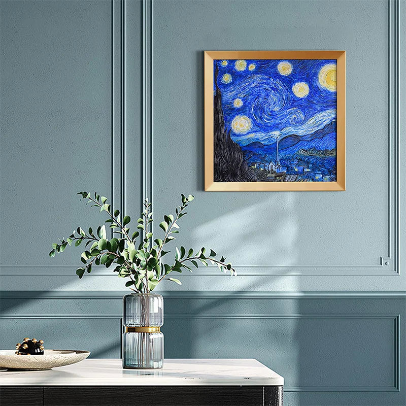 Resin DIY 3D Painting The Starry Night -  34x34cm