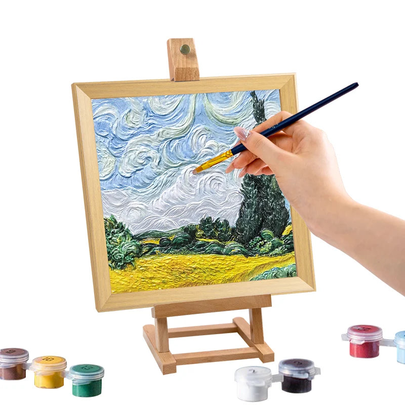 Resin DIY 3D Painting - Wheat Field -  34x34cm