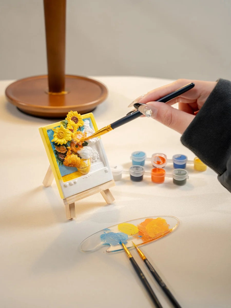MAGNET DIY - Sunflowers - Resin DIY 3D Painting Magnet