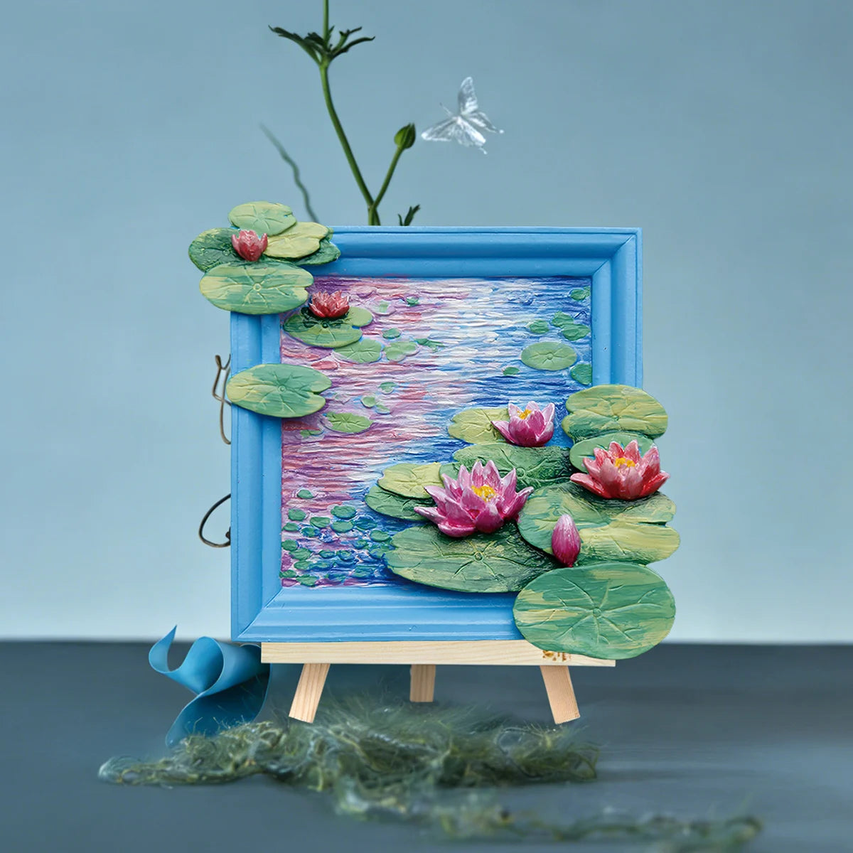 MAGNET DIY - Water Lilies - Resin DIY 3D Painting Magnet