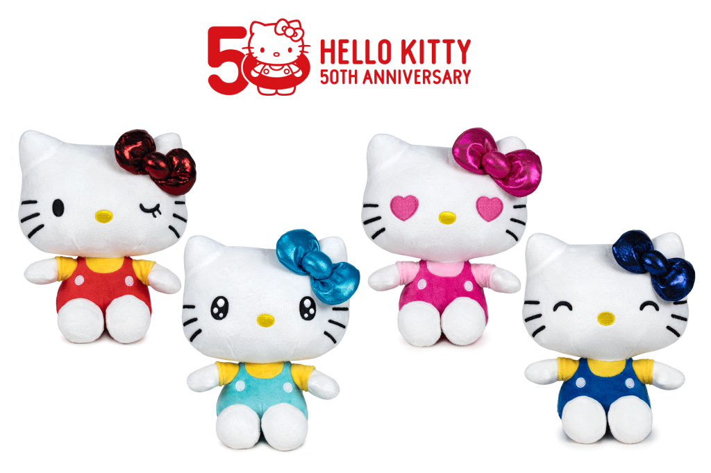 HELLO KITTY - Assortment of 12 Plushs - 4 Models - 16cm