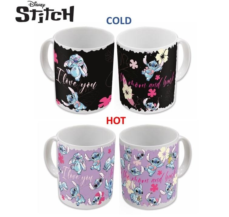 STITCH - I Love U - Heat Change Mug - 11 Oz
