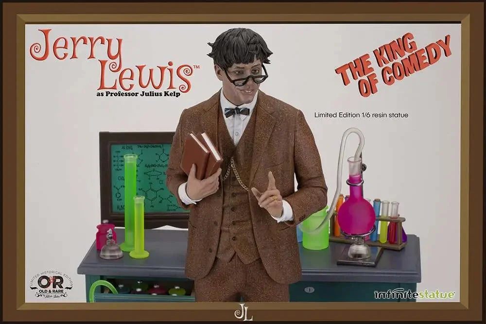 JERRY LEWIS - Professor Julius Kelp - Statue Limited Ed. 1/6 30cm