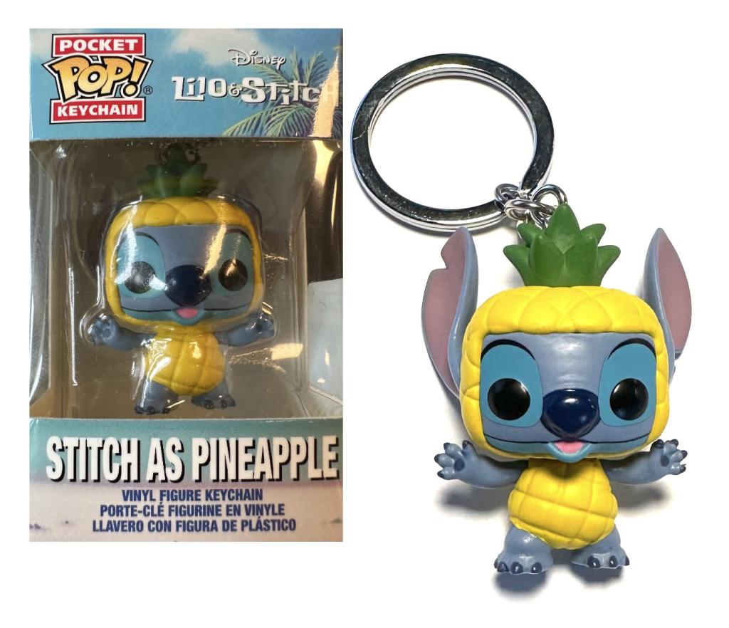 DISNEY - Lilo & Stitch - Pocket Pop Keychain - Stitch Pineapple