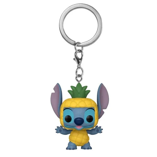 DISNEY - Lilo & Stitch - Pocket Pop Keychain - Stitch Pineapple