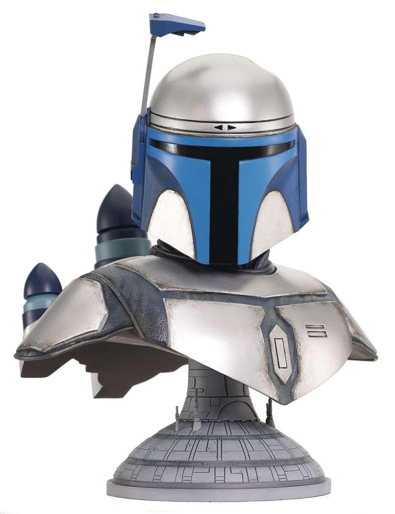 STAR WARS ATTACK OF THE CLONES - Jango Fett - Bust Legends 3D 1/2 25cm