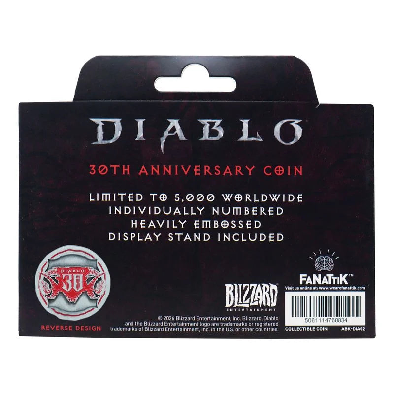 DIABLO - 30th Anniversary - Limited Edition Coin