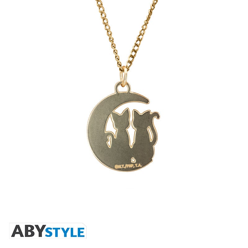 SAILOR MOON - Cats on the moon - Necklace with pendant