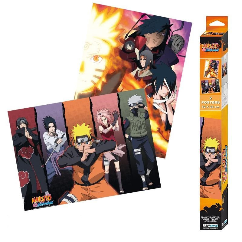 NARUTO - Groups - Set 2 posters '52x38'