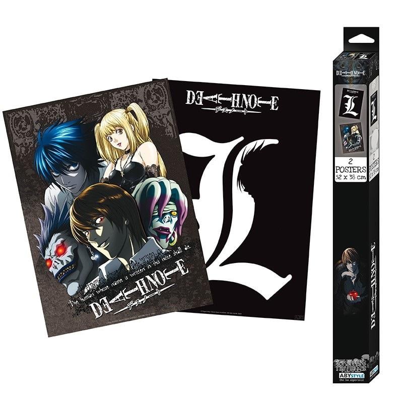 DEATH NOTE - L& Group - Set 2 posters '52x38'