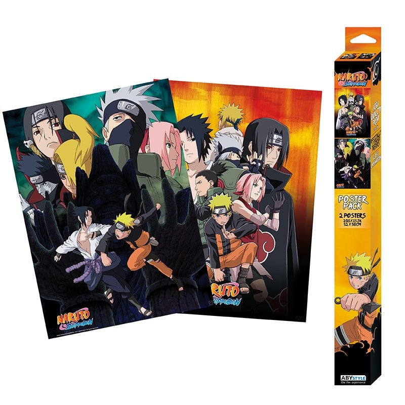 NARUTO - Ninjas - Set 2 posters '52x38'