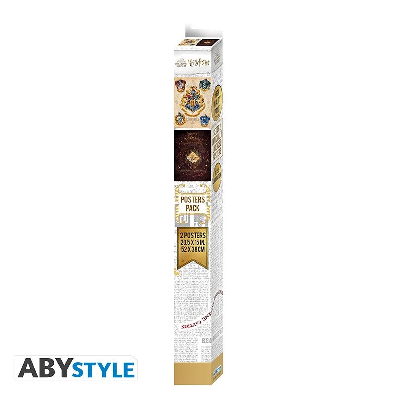 HARRY POTTER - Crest & Marauders - Set 2 posters '52x38'