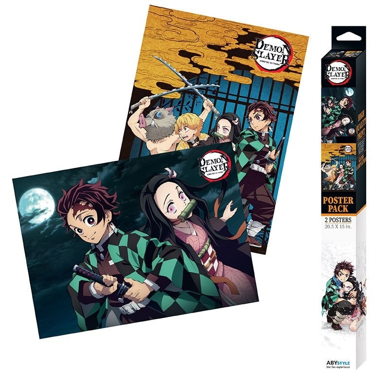 DEMON SLAYER - Set 2 posters '52x38'
