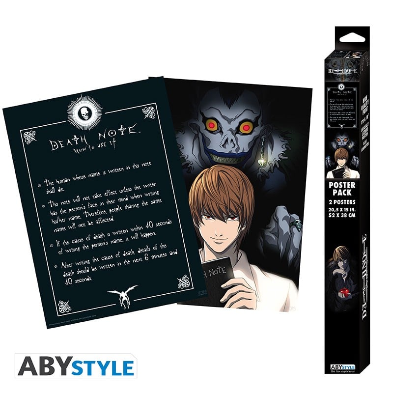 DEATH NOTE - Chibi - Set de 2 posters '52x38'
