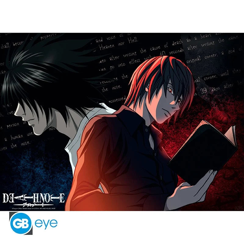 DEATH NOTE - L VS Light & Misa - Set 2 posters '52x38'