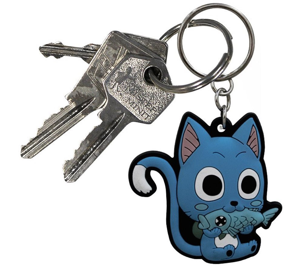 FAIRY TAIL - Porte-Cles PVC - Happy