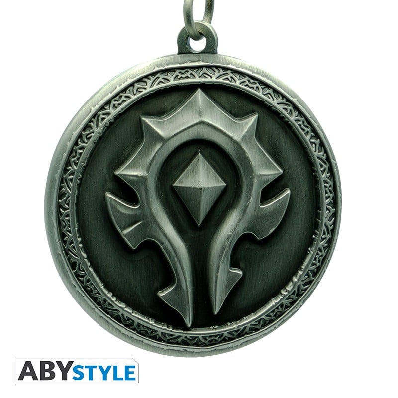 WOW - Metal 3D Keychain - Horde