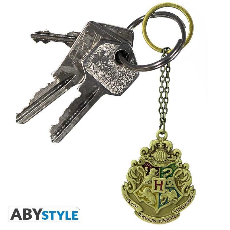HARRY POTTER - Metal 3D Keychain - Hogwarts' Crest