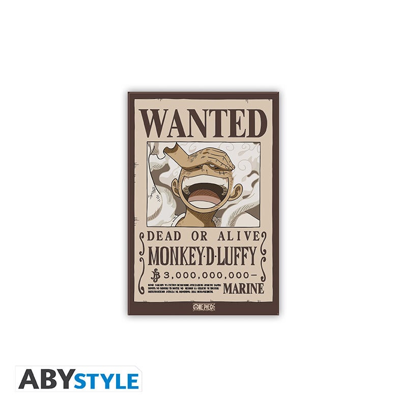 ONE PIECE - Wanted Luffy - Magnets 5.5x8cm