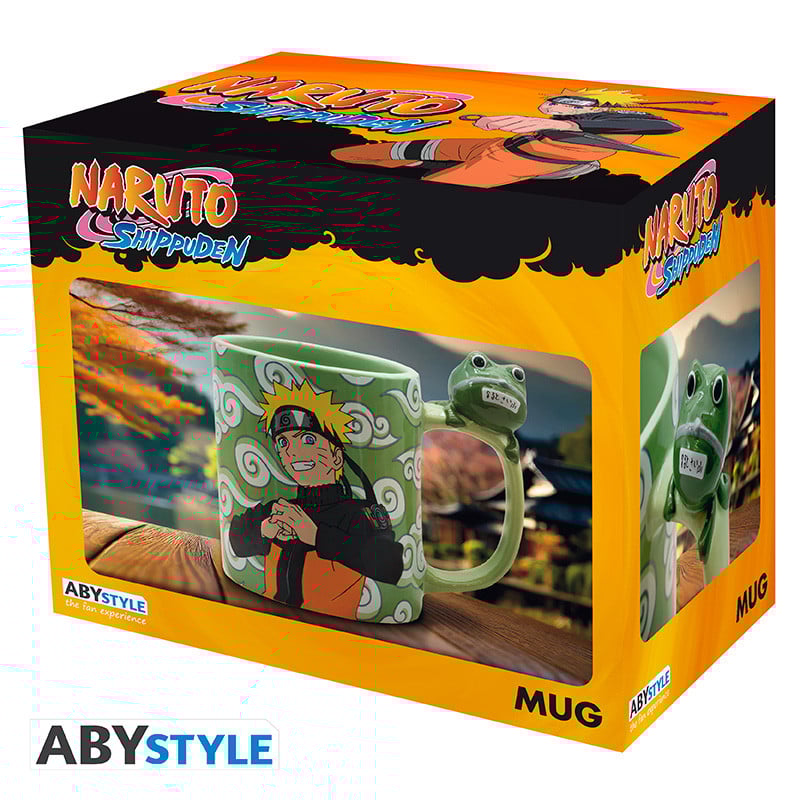 NARUTO SHIPPUDEN - Naruto and Gama-chan - 3D Mug 460ml